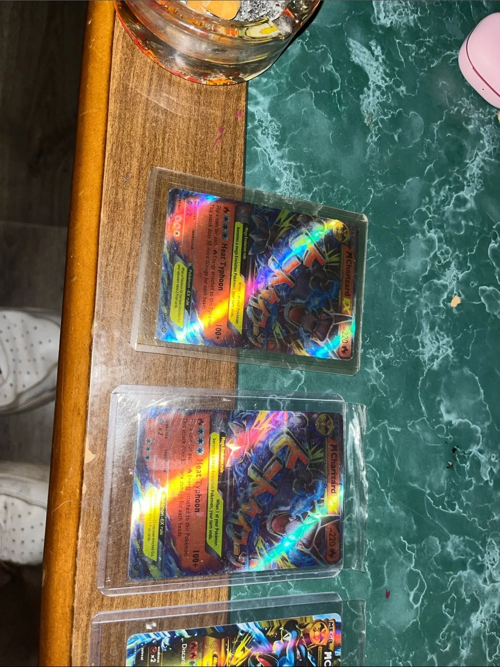 Pokemon Holographic Trading Cards - Blue/Gold/Red Shiner